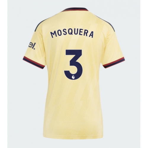 Billige Fotballdrakt Arsenal Cristhian Mosquera #3 Replika Tredjedrakt Dame 2026-27 Kortermet Billige Fotballdrakt Arsenal Cristhian Mosquera #3 Replika Tredjedrakt Dame 2026-27 Kortermet